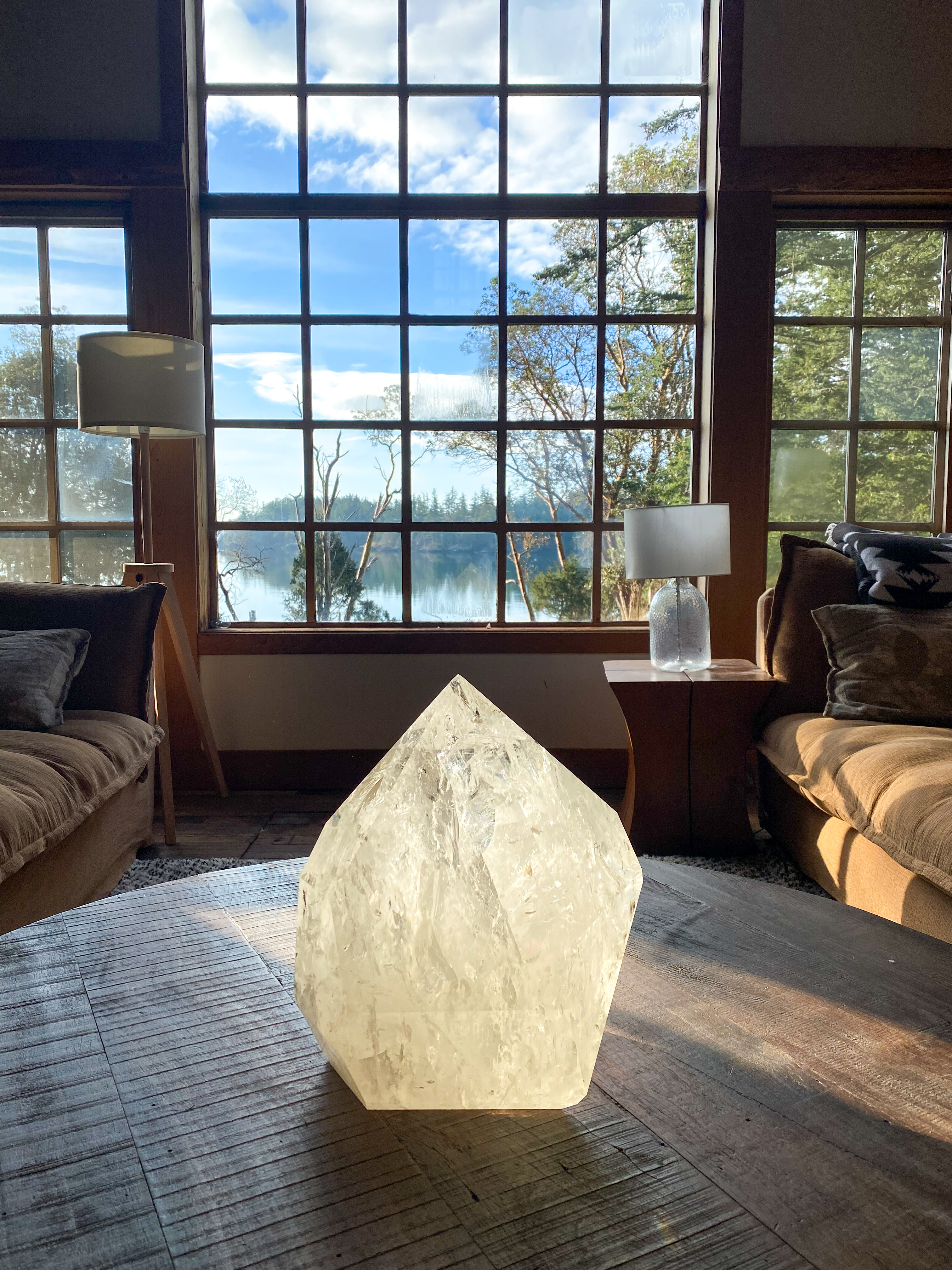 Crystal installation by Andrea